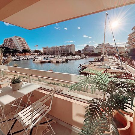 Magnifique T2 Au Calme Avec Une Superbe Vue Sur Le Port Canet Exterior foto
